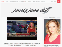 Tablet Screenshot of jessiejaneduff.com